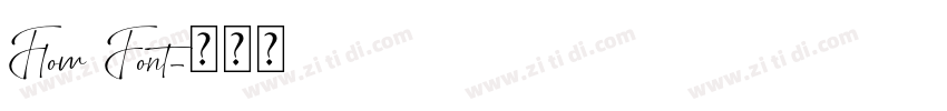 Flow Font字体转换